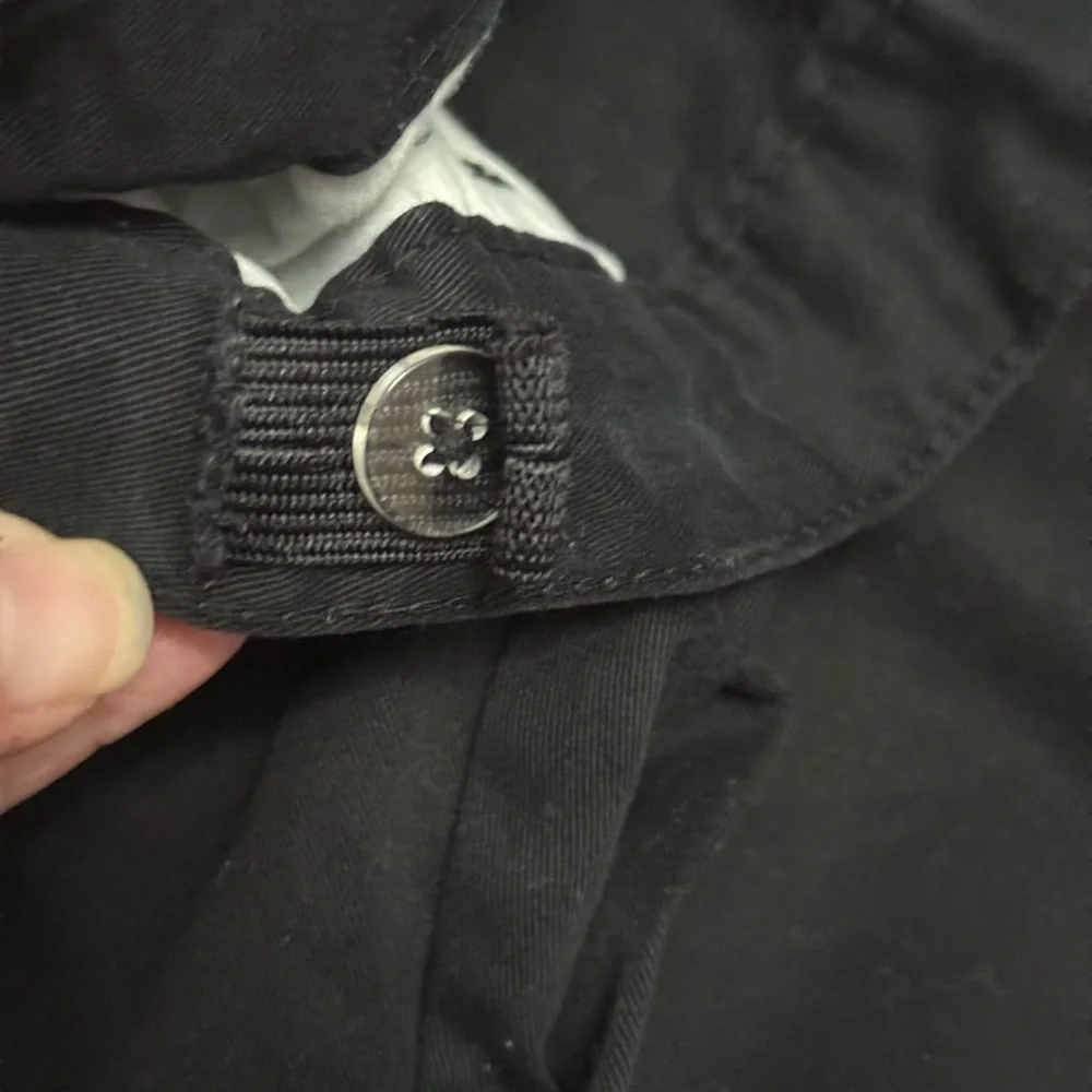 Cat & Jack Boys Casual Black Pants Sz 16 (husky) EUC Adjustable Waist